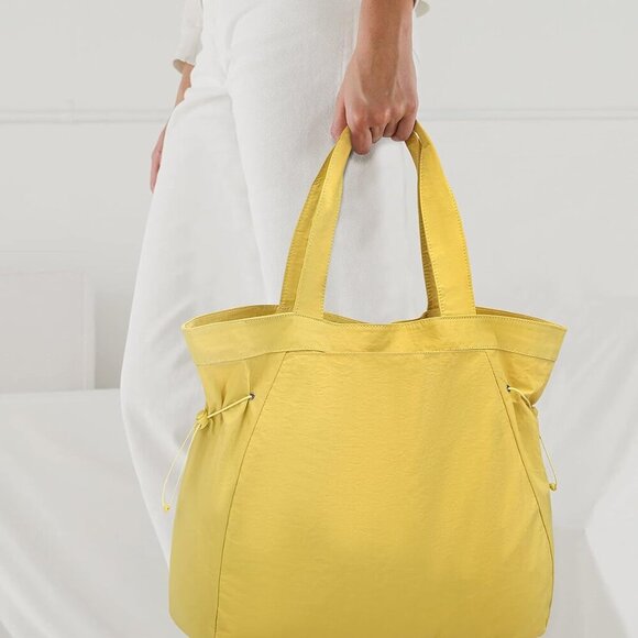 Large Women's Tote Bag Nylon Waterproof Travel Work Shopping Gym - Picture 2 of 6